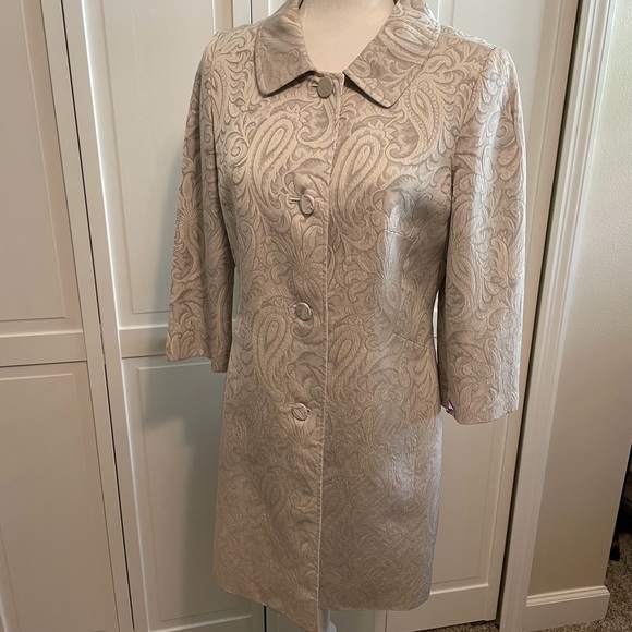Ann Taylor Loft Paisley Long Jacket - Picture 2 of 8